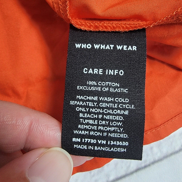 Who What Wear Sleeveless Baby Doll High Low Sundress Red Clay Women's Size XXL - Picture 9 of 11